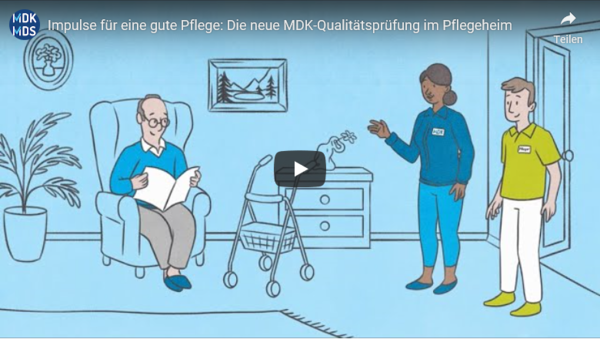 Neue MDK-Qualitätsprüfung in der vollstationären Pflege