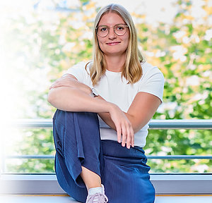 Foto: Verwaltungsmitarbeiterin im Fachbereich Dienstleistungen