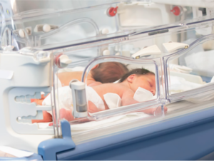 Bild: Babys in einem Brutkasten