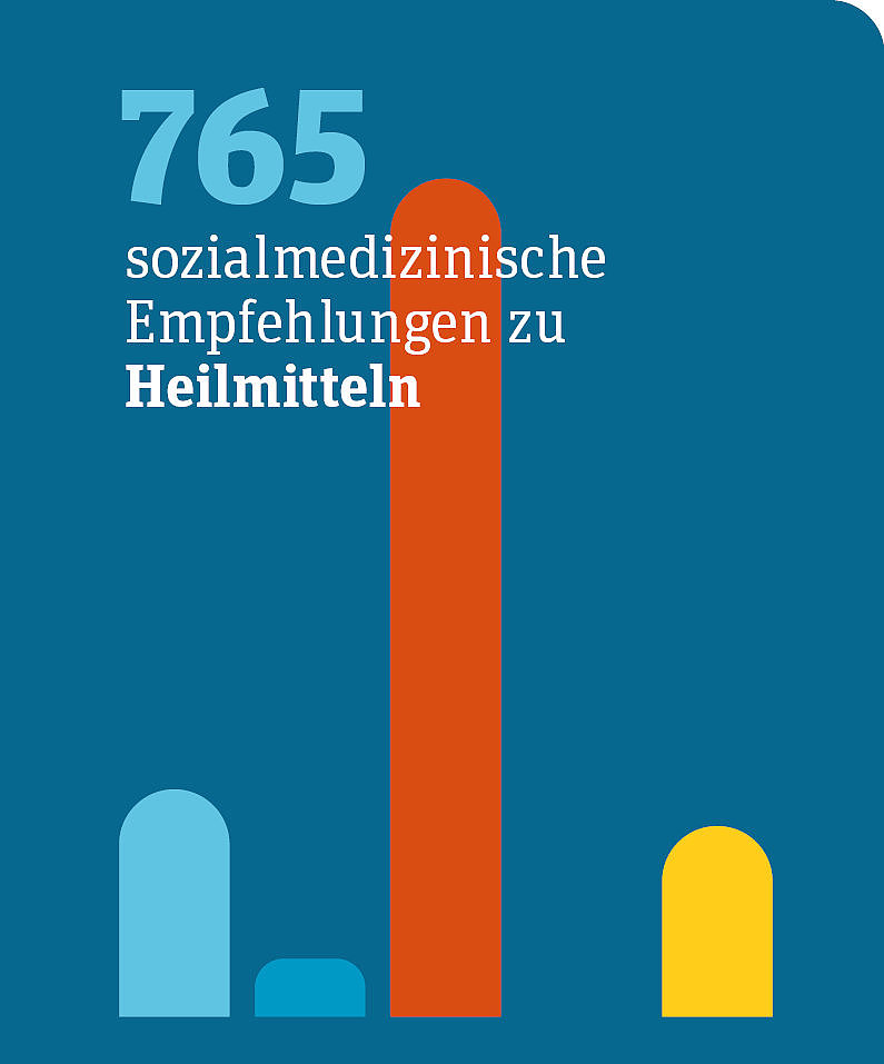 S&auml;ulendiagramm zur Darstellung der Ergebnisse der Begutachtungen zu Heilmitteln