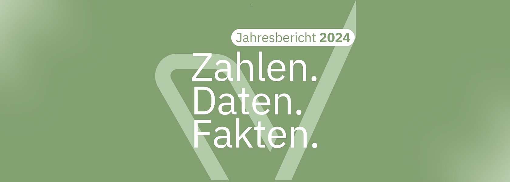 Berichtscover: Jahresbericht 2024 Zahlen.Daten.Fakten.