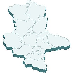 Landkarte Sachsen-Anhalt