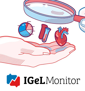 Logo des IGeL Monitors Logo des IGeL-Monitors